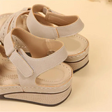 Women's Platform Sandals Open Toe Adjustable Buckle Strap – Beach Vacation