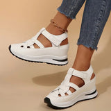 Women's Platform Slingback Sandals Closed Toe - Summer