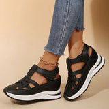 Women's Platform Slingback Sandals Closed Toe - Summer