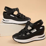 Women's Platform Slingback Sandals Closed Toe - Summer