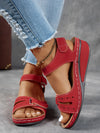 Women's Platform Wedge Sandals Open Toe Ankle Strap – Night Out