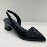 Women's Pointed Toe Slingback Block Heels – Office Going Out
