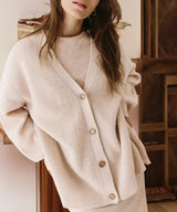 Women's Ribbed Cardigan Slim Fit Button Front Long Sleeve - Casual Everyday