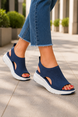 Women’s Shoes Open Toe Cutout Slingback – Seaside Walks