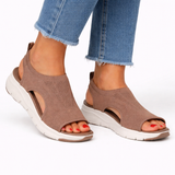 Women’s Shoes Open Toe Cutout Slingback – Seaside Walks