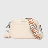 Women’s Shoulder Bag Rectangular Shape Adjustable Strap Exterior Pockets – Museum Days