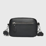 Women’s Shoulder Bag Rectangular Shape Adjustable Strap Exterior Pockets – Museum Days