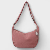 Women's Shoulder Bag Ribbed Hobo Knotted Strap – Casual Everyday