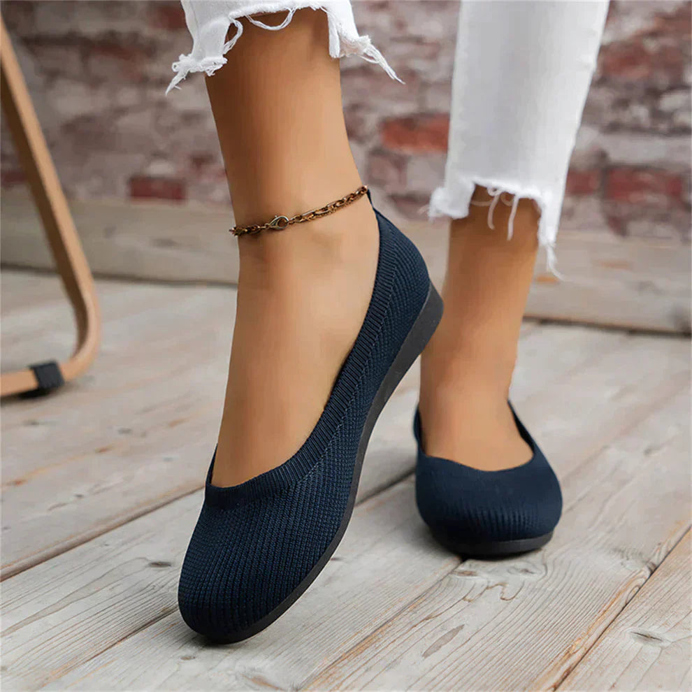 Women's Slip On Shoes Closed Toe Knit Low Top – Daily Errands