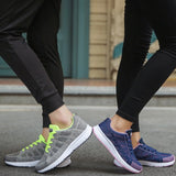Women's Sneakers Knit Mesh Lace Up Low Top – Gym Training Daily Run