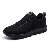 Women’s Sneakers Lace Up Textured Upper Thick Sole – Neighborhood Stroll