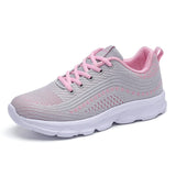 Women’s Sneakers Lace Up Textured Upper Thick Sole – Neighborhood Stroll