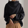 Women's Sweater Draped Neck Dropped Shoulder Long Sleeve – Coffee Stops