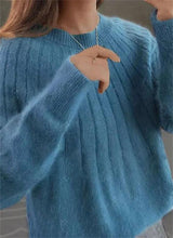Women's Sweater Ribbed Crew Neck Long Sleeve Pullover – Daytime Plans