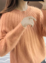 Women's Sweater Ribbed Crew Neck Long Sleeve Pullover – Daytime Plans