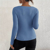 Women's Sweater V Neck Long Sleeve Ribbed Knit – Bookstore Visit