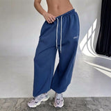 Women's Sweatpants Drawstring Wide Leg Full Length – Off Duty Days