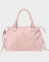 Women's Travel Pink Bag Rectangular Dual Top Handles – Overnight Stay