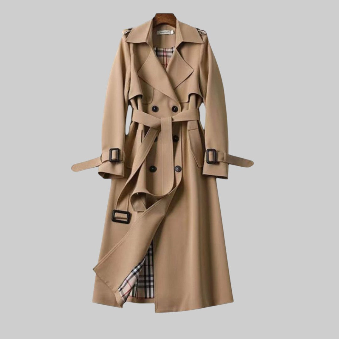 Women's Trench Coat Wide Lapel Belted Front – Travel Day