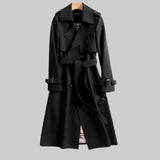 Women's Trench Coat Wide Lapel Belted Front – Travel Day
