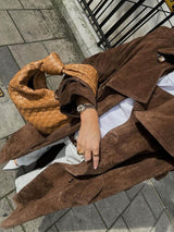 Women's Trench Coat Wide Lapel Waist Belt – Weekend Layers
