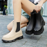 Women's Waterproof Rain Boots Side Panel Pull Tab – Wet Weather Wear