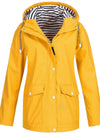 Women’s Waterproof Rain Jacket Hooded Zip Front Flap Pockets – Outdoor Market Visits