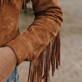 Women’s Western Shirt Point Collar Button Front Fringe Detail – Country Fair Visits