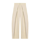 Women's Wide-Leg Pants Pleated Front Full Length – Office Presentation