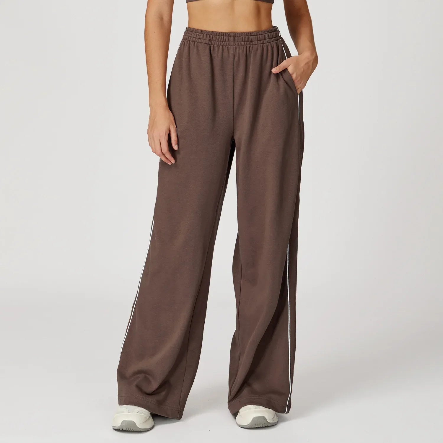 Women's Wide Leg Sweatpants Elastic Waist – Daily Jogging