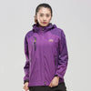 Women's Windbreaker Rain Jacket Hooded High Collar Zip – Outdoor Gear