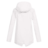 Women's Windbreaker Rain Jacket Hooded Zip Front High Collar – Outdoor Wear