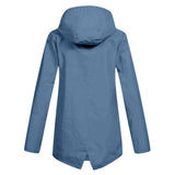 Women's Windbreaker Rain Jacket Hooded Zip Front High Collar – Outdoor Wear