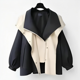Women's Windbreaker Rain Jacket Hooded Zip Front – Rainy Weather Style
