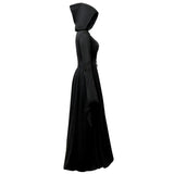 Women's Witch Dress Hooded Lace-Up Flare Sleeve – Halloween Moonlight Event